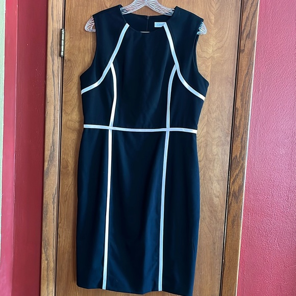 Calvin Klein Dresses & Skirts - Like new Calvin Klein black and white classic dress
